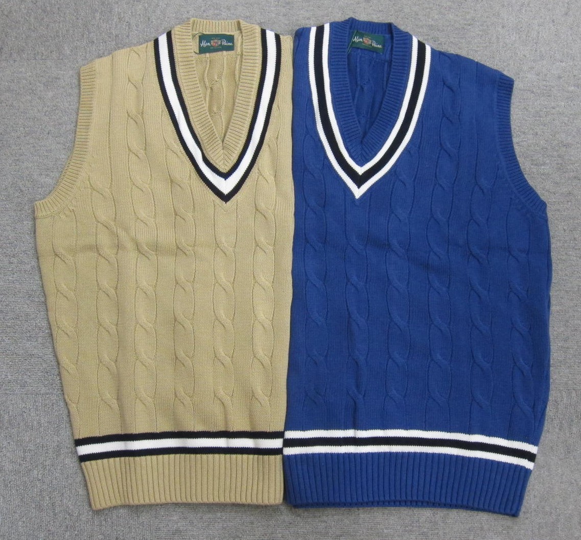 入荷速報。チルデンベストとセーター、アラン・ペインAlan Paineの100