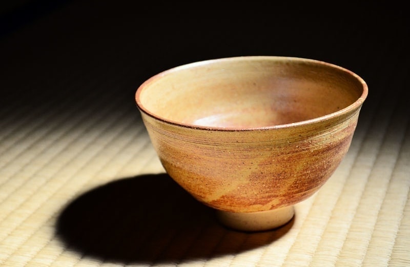 九代 土屋雲善 作 布志名焼 伊羅保茶碗 of 茶の湯 墨東清友館 茶道具