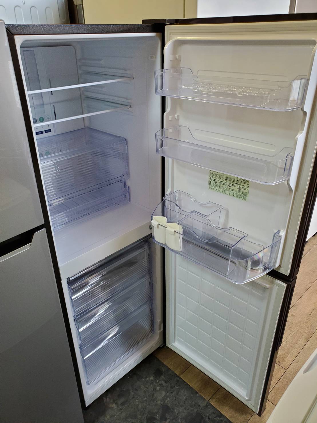 ☆SHARP シャープ 280L 2ドア冷蔵庫 2019年製 メガフリーザー ブラウン