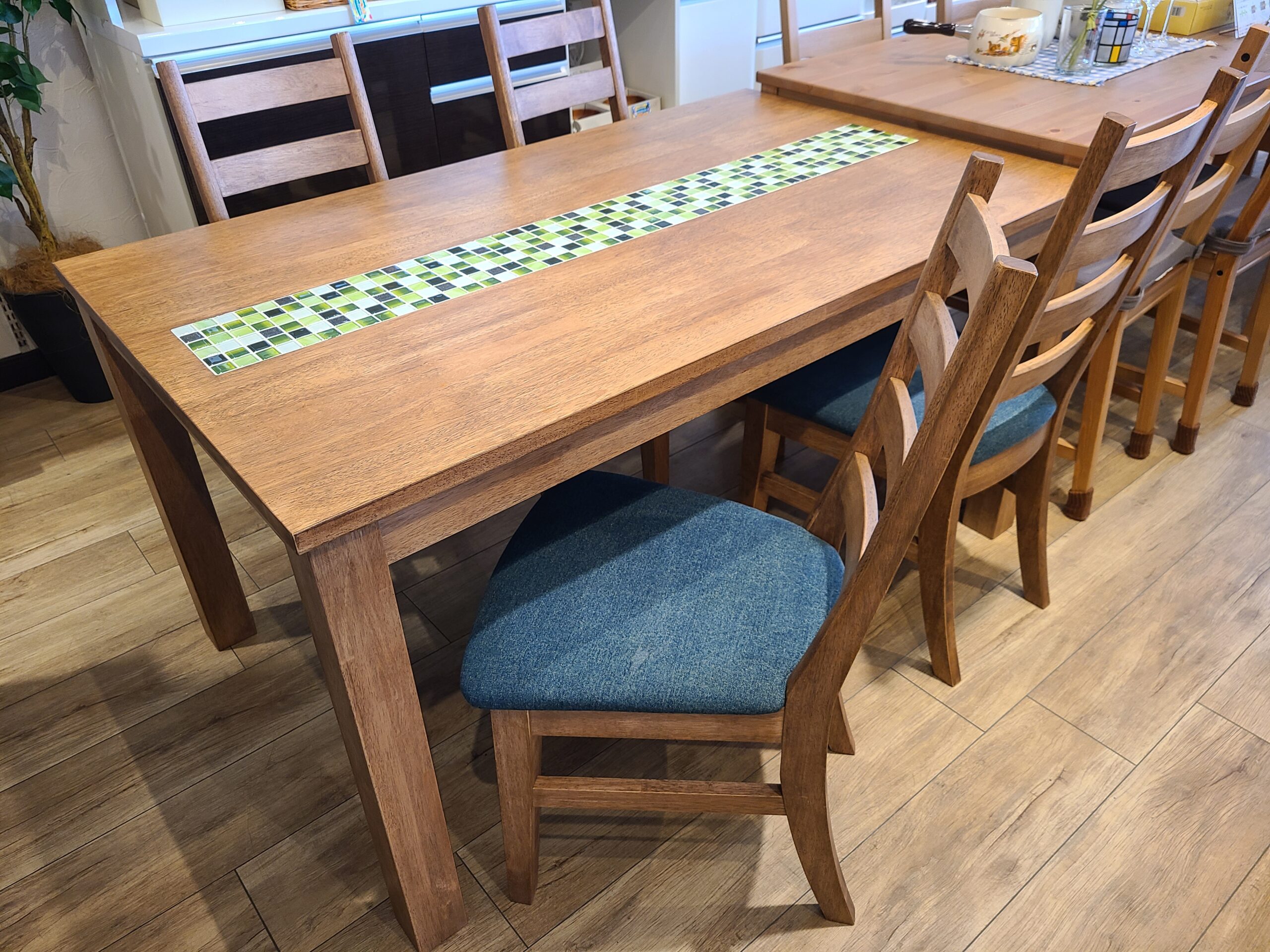 大川家具 TESTA / テスタシリーズ ダイニング 5点セット 4人掛け