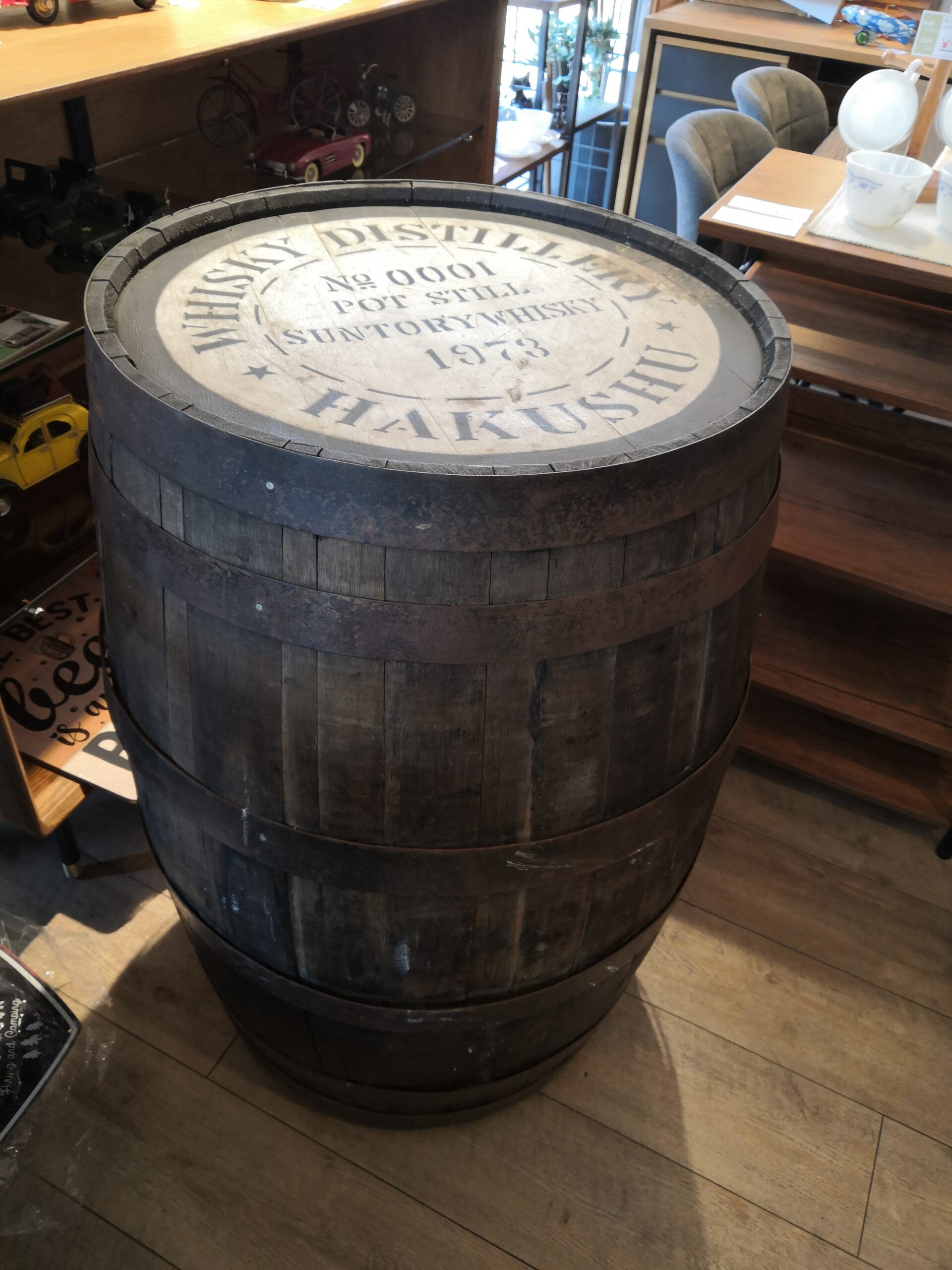 中古品 】SUNTORY サントリー 1973 HAKUSHU 白州 ウィスキー樽 WHISKY