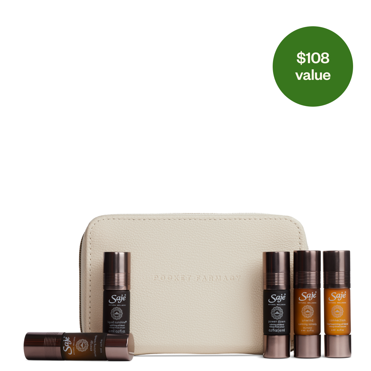 Pocket Farmacy Mindful Essential Oil Kit - Saje Natural Wellness
