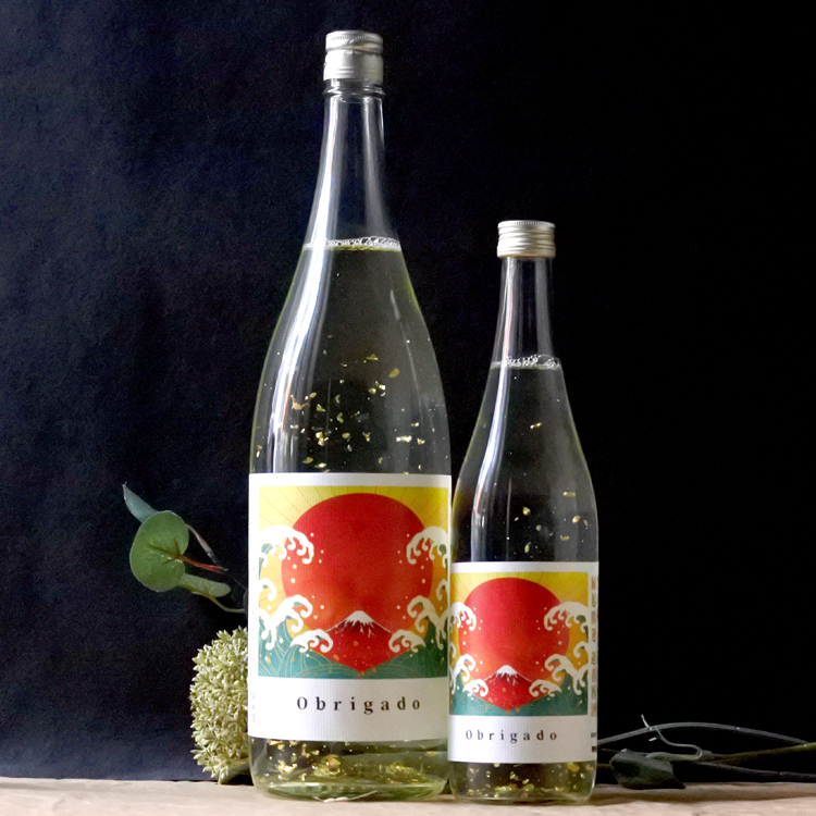 竹の園 オブリガート 金箔日本酒 純米酒 1.8L さかや栗原｜商品詳細
