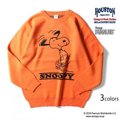 PEANUTSジャガードニットセーター「スヌーピー」 HOUSTON 22255