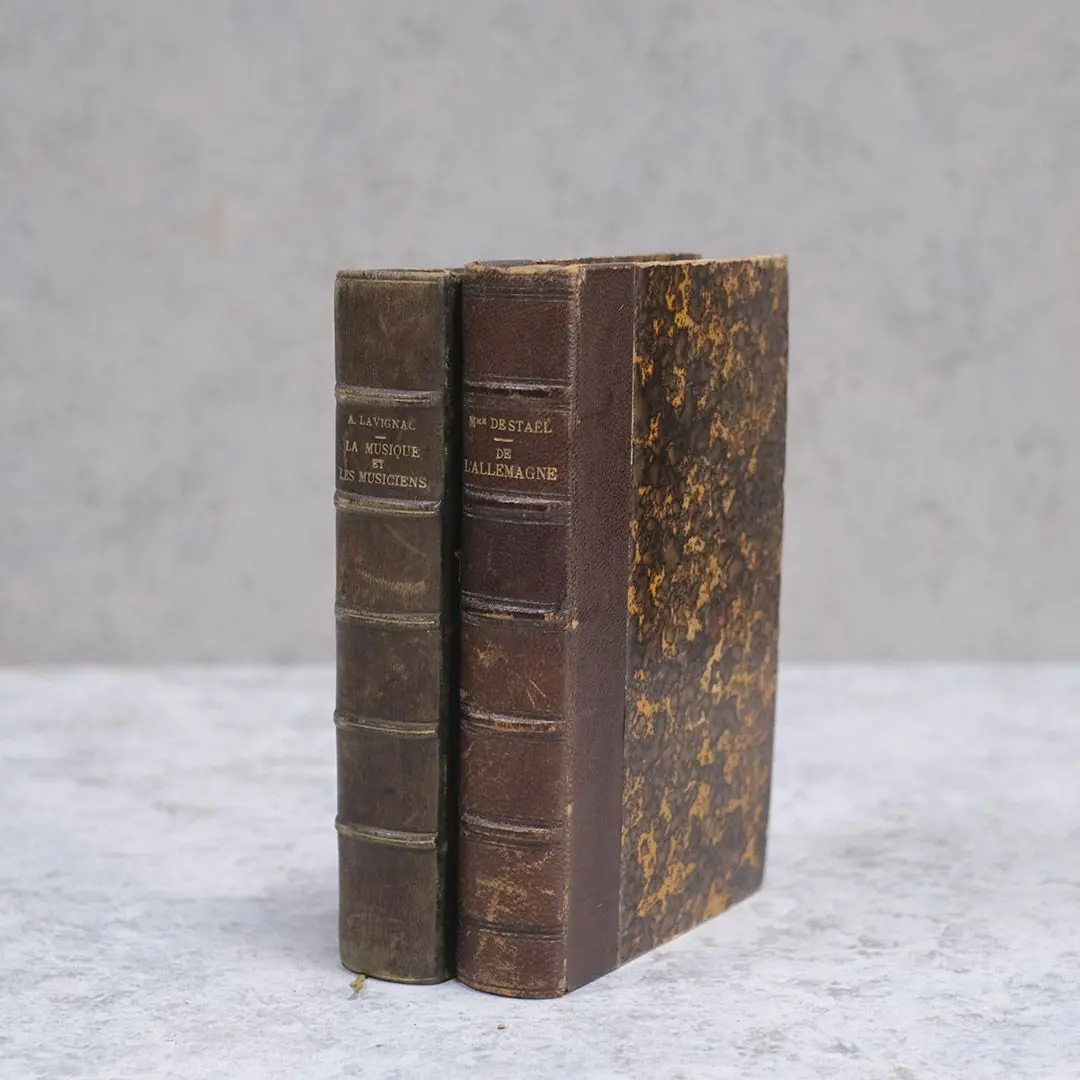 アンティークレザーブック 革張りの本 フランス 古書 | 雑貨と