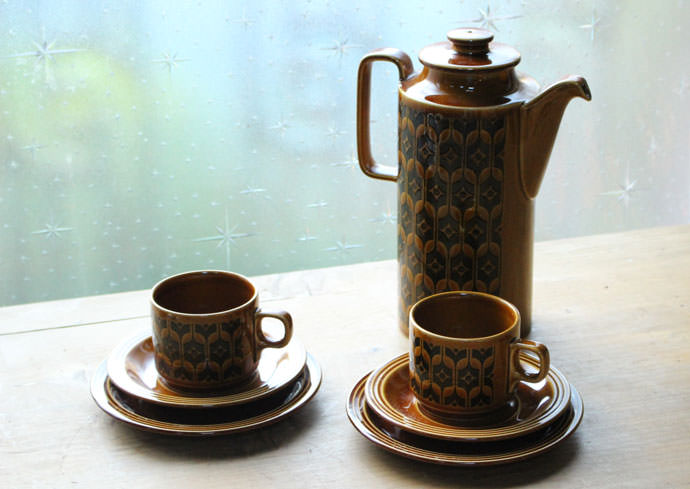 ヴィンテージ食器 ビンテージホーンジーコーヒーポットHEIRLOOM