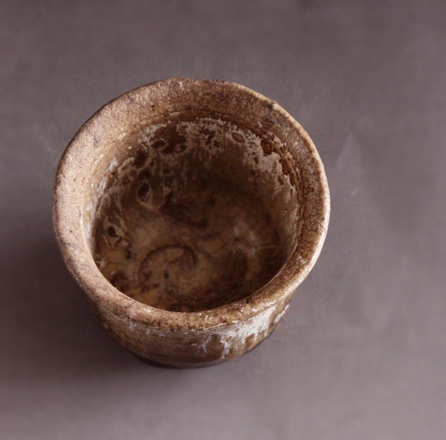 唐津酒器 ぐいのみ 斑唐津 古陶磁 酒器 堀の手 古唐津Antique Sam's