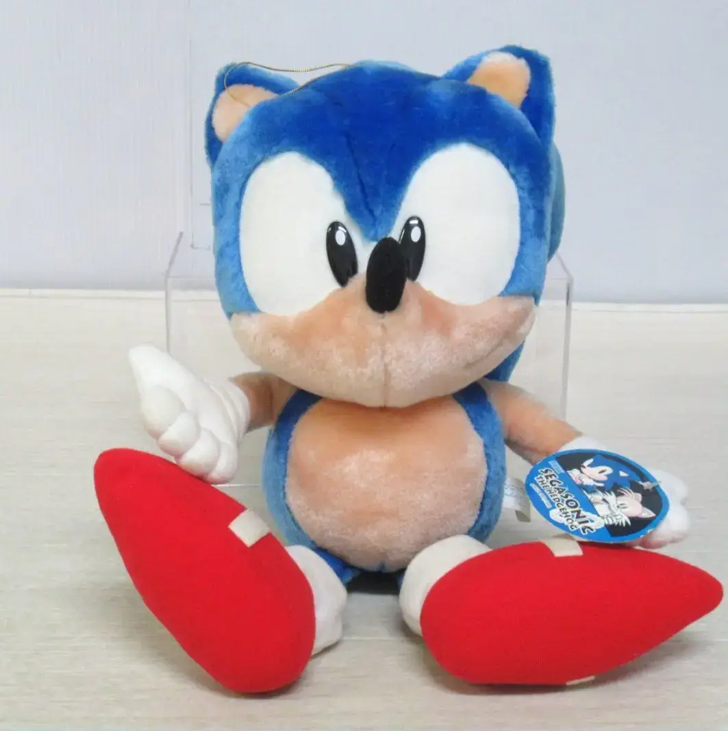 SEGA セガ ソニック・ザ・ヘッジホッグ ぬいぐるみ 1992年製 紙タグ付