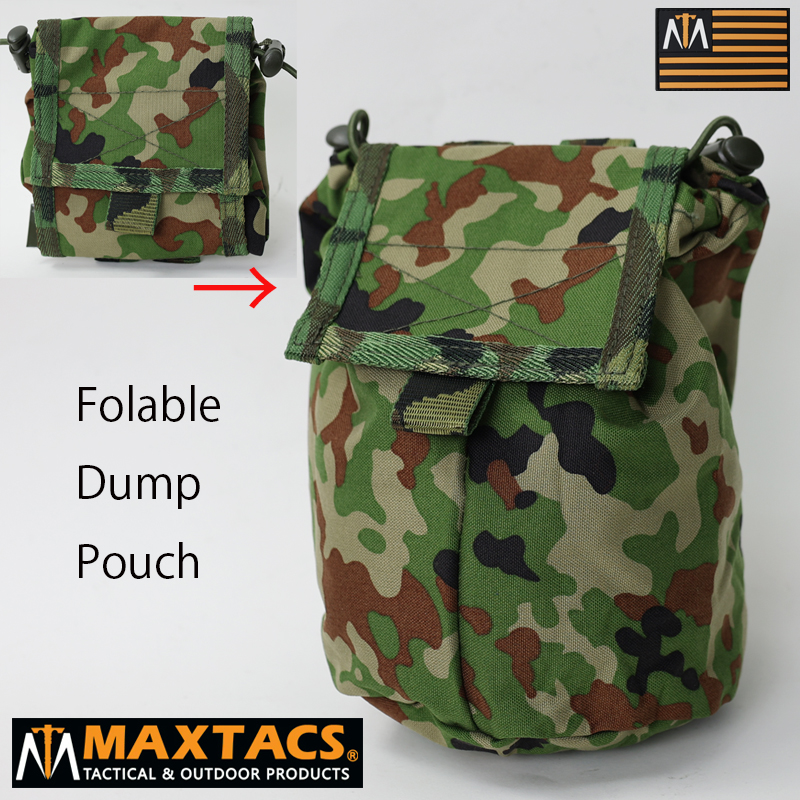 S＆Graf / 【1584】MAXTACS JF. 折りたたみ ダンプポーチ[陸自迷彩]