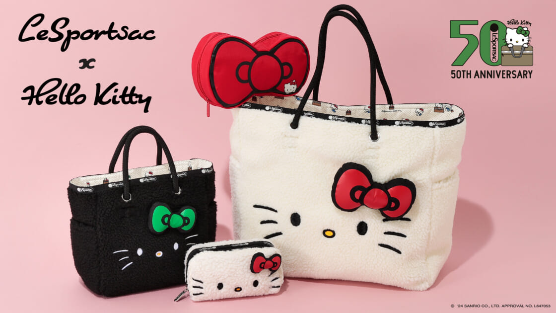 ともに50周年♡「レスポートサック」とハローキティのコラボアイテムが