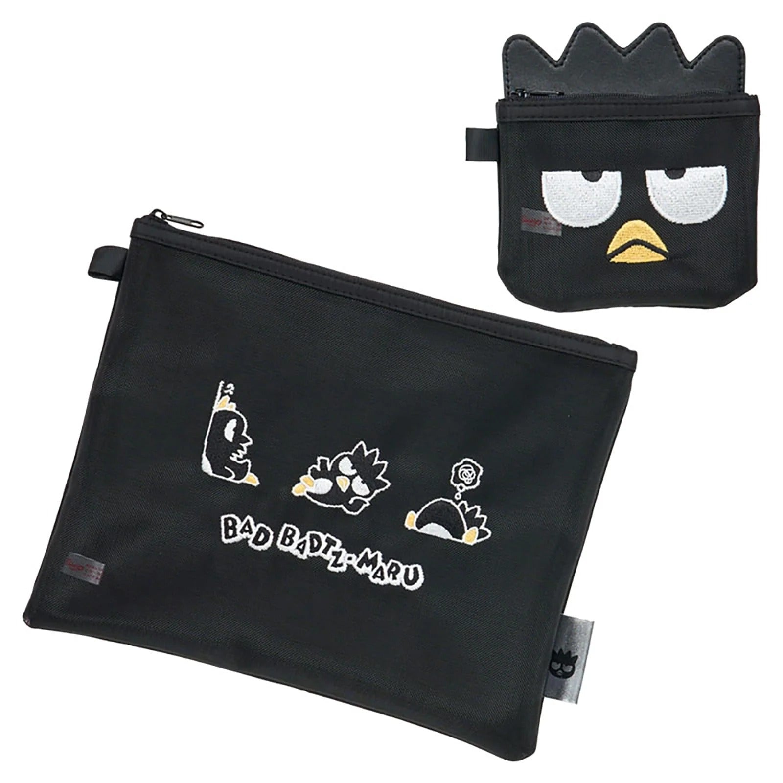 Badtz-maru 2-pc Zipper Pouch Set (My Time Series)