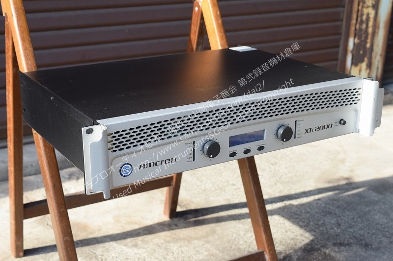 新入荷 AMCRON XTi2000 パワーアンプ｜山陽電子商会 第弐録音機材倉庫