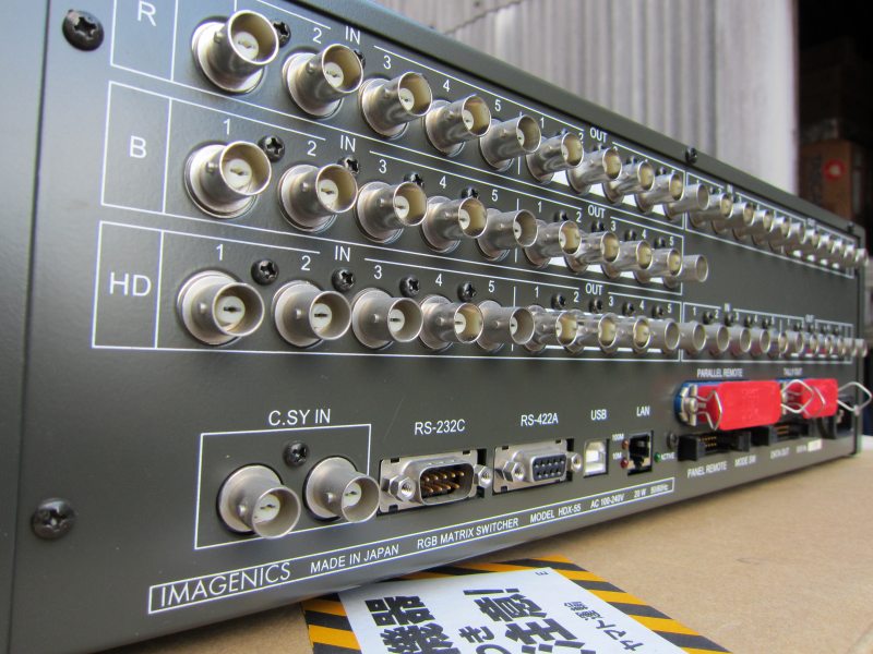 中古機材 IMAGENICS イメージニクス HDX-55 アナログRGBマトリックス