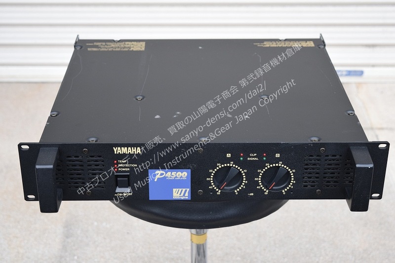 中古音響機材】 YAMAHA P4500 PA/SR パワーアンプ 通信販売