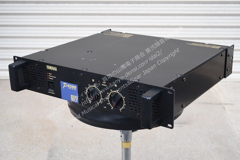 中古音響機材】 YAMAHA P4500 PA/SR パワーアンプ 通信販売