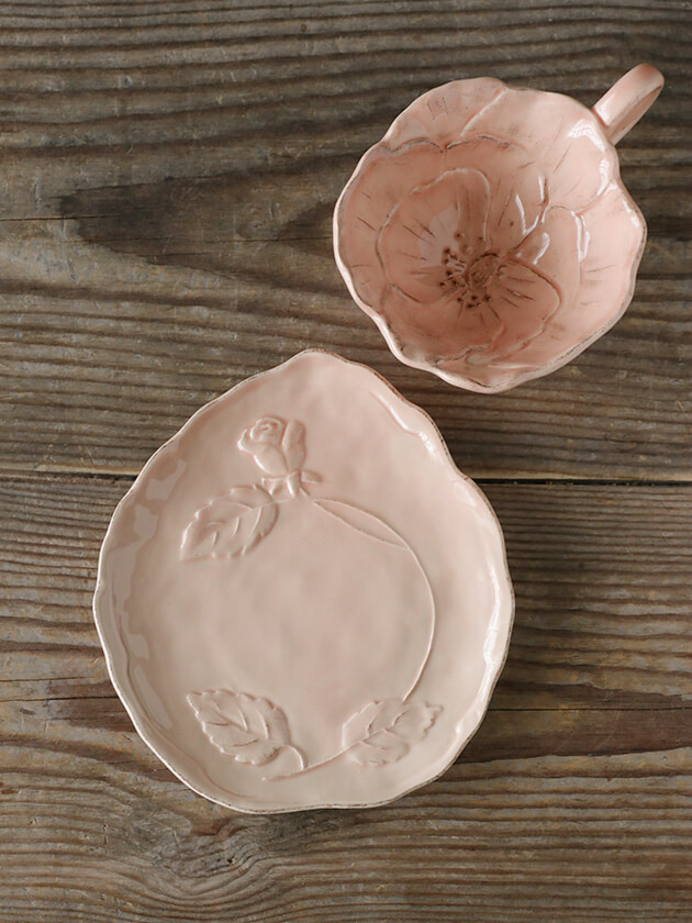 Virginia Casa ROMANTICA カップ＆ソーサー ピンク