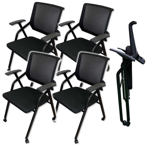 折りたためて収納できるイス TMC-2020 4本セット【送料無料】※メーカー