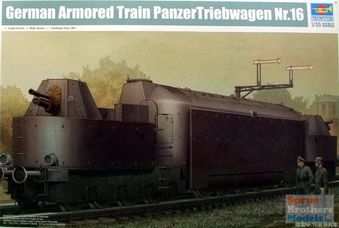 TRP00223 1:35 Trumpeter German Armored Train PanzerTriebwagen Nr