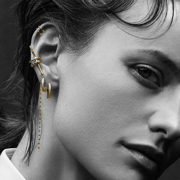 SJX W】CLICK HOOP PIERCED EARRING(L)(6JP5008)｜SJX公式ONLINE STORE