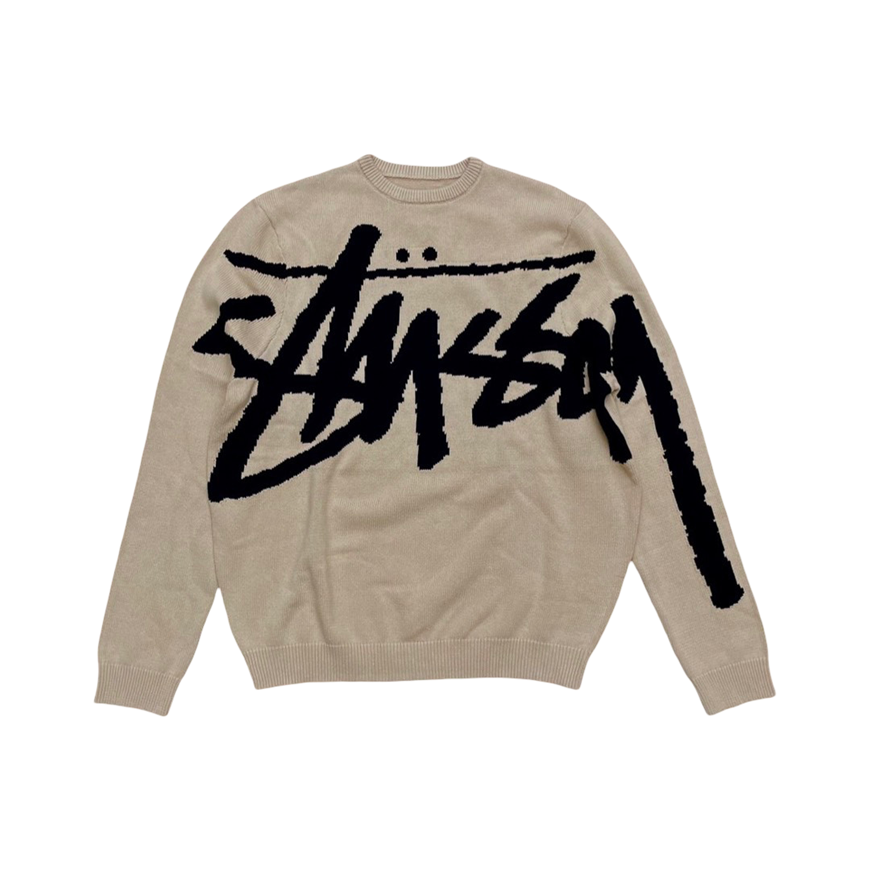 SLUM LTD | Stussy Big Stock Sweater Natural