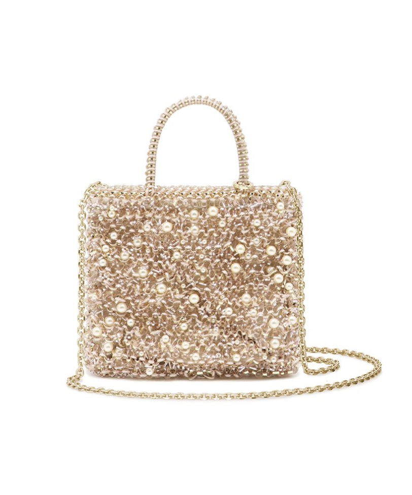 ペルラ グリッター/スクエア/パウダリーピンクゴールド ANTEPRIMA