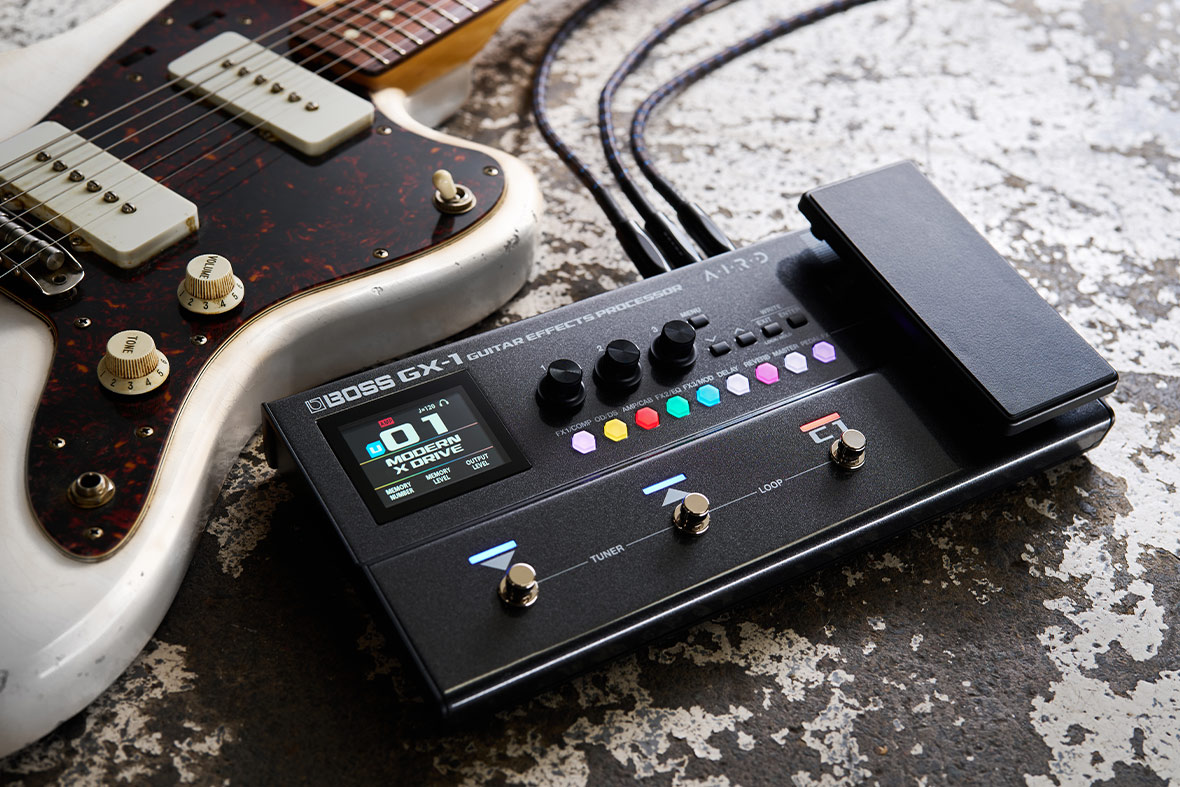 新製品マルチエフェクター！BOSS GX-1【予約受付中】｜島村楽器 イオン