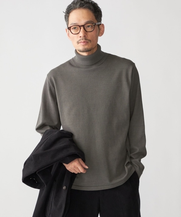 SHIPS: ハイゲージ コットン ウール タートルネック ニット｜ SHIPS