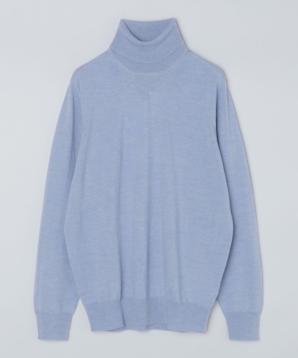 ALAN PAINE: 12ゲージ メリノウール タートルネック ニット｜ SHIPS