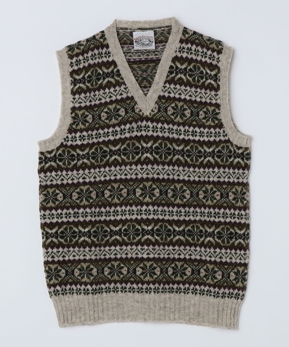 JAMIESONS KNITWEAR: FAIRISLE VEST｜ SHIPS 公式サイト