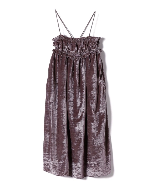 crinkle crinkle crinkle:ベルベット キャミソール ワンピース｜ SHIPS