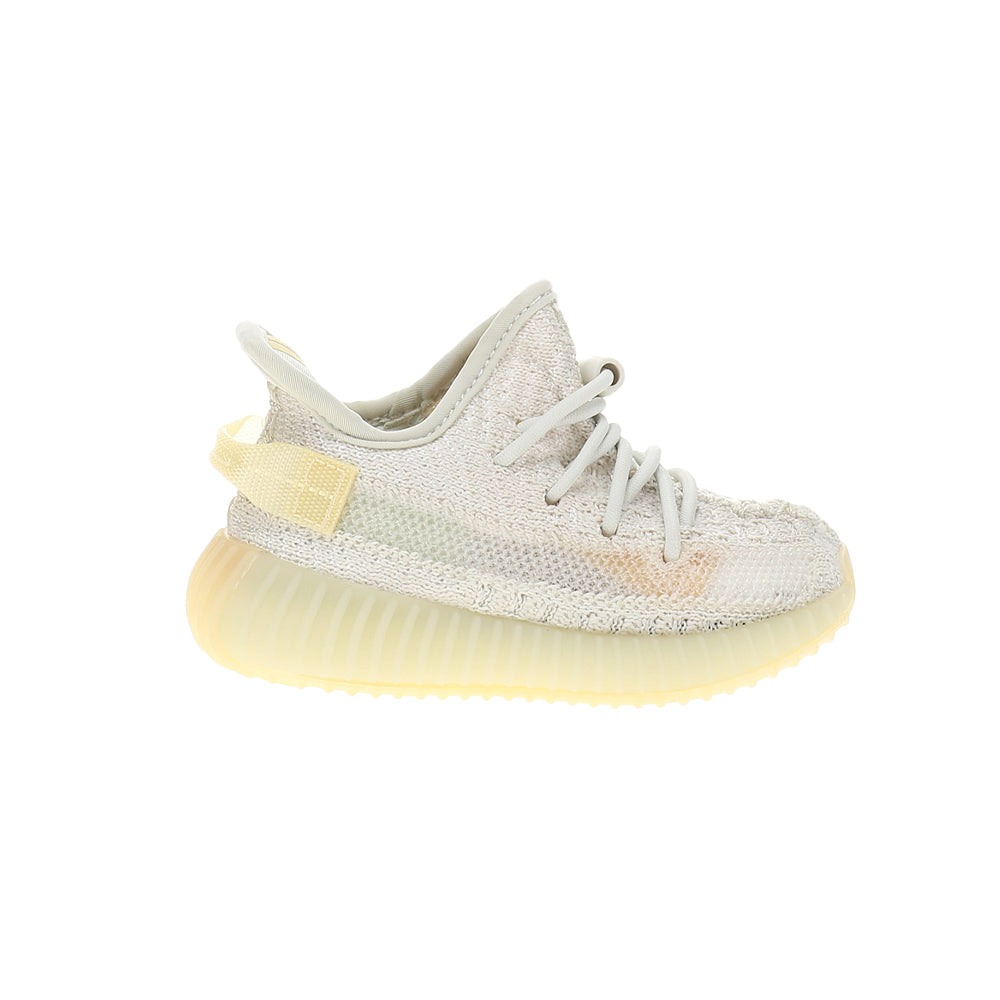 Shop Off White Boys adidas Yeezy Boost 350 V2 Slip On Sneakers