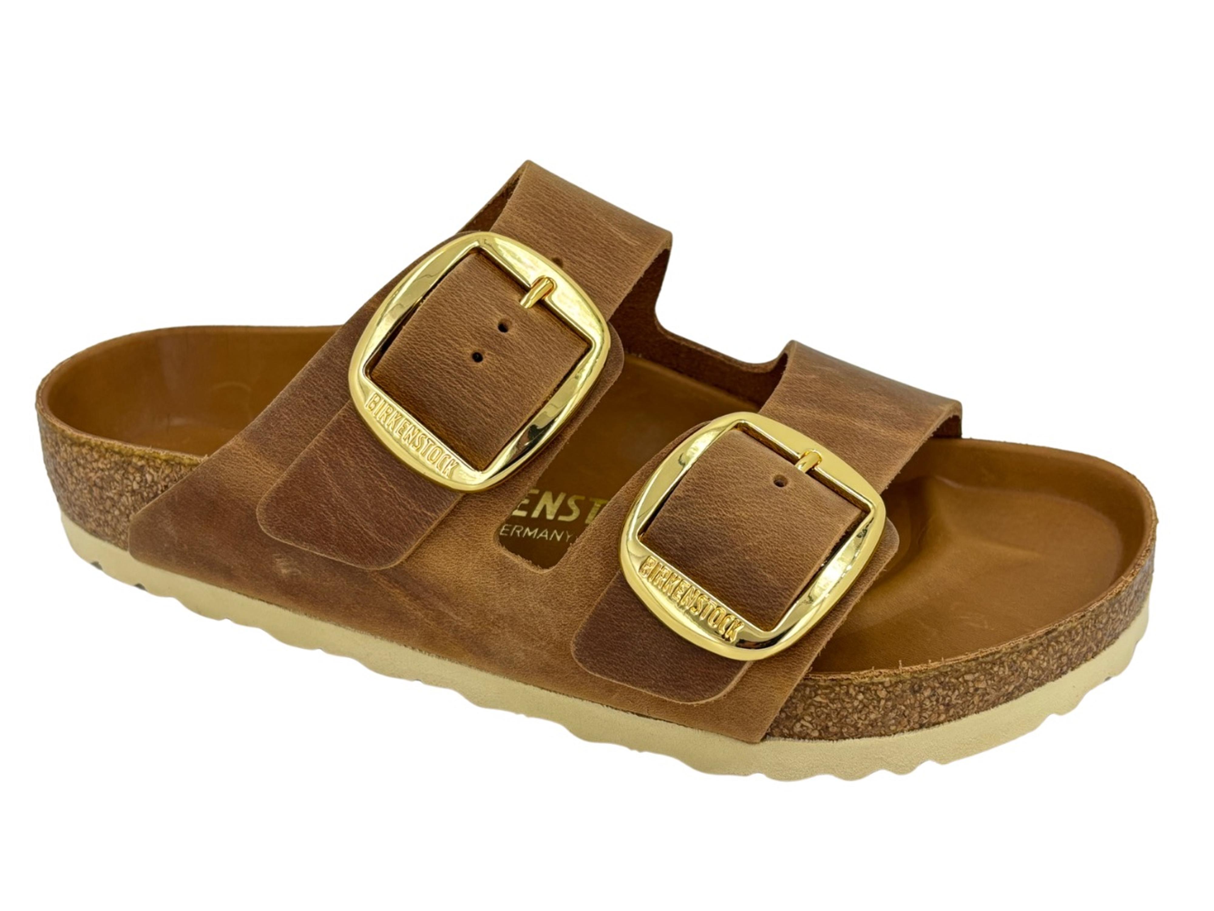Birkenstock Arizona Big Buckle Sandal Cognac | The Shoe Spa