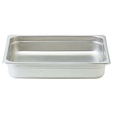 18-8 ステンレス 角型 フードパン 2/3サイズ 11104 - 調理器具のSHOKUBI