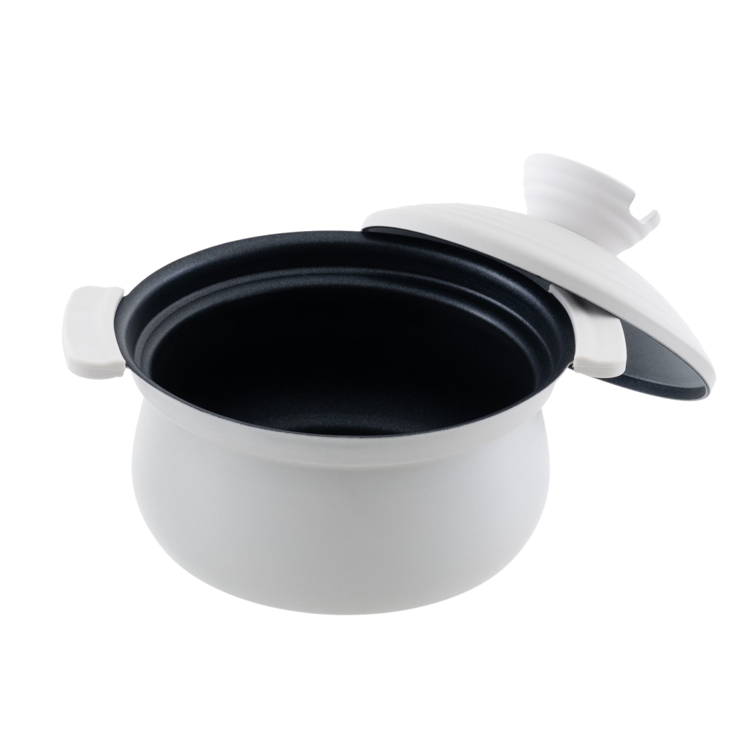 IH対応軽量土鍋風アルミ深型卓上鍋18㎝1－2人用: キッチン用品