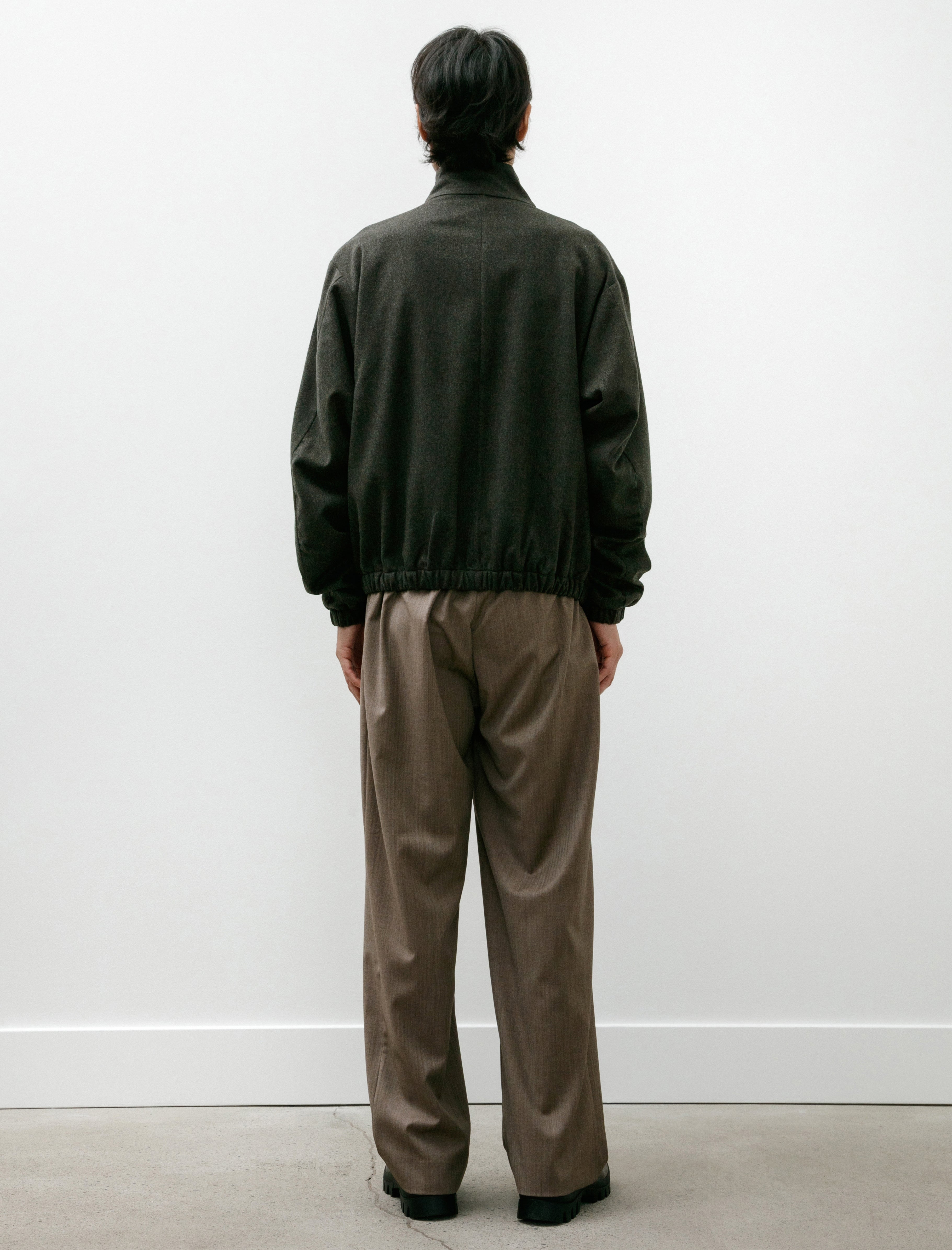 Gabriela Coll Garments No. 288 Fine Wool Drawstring Trousers Brown