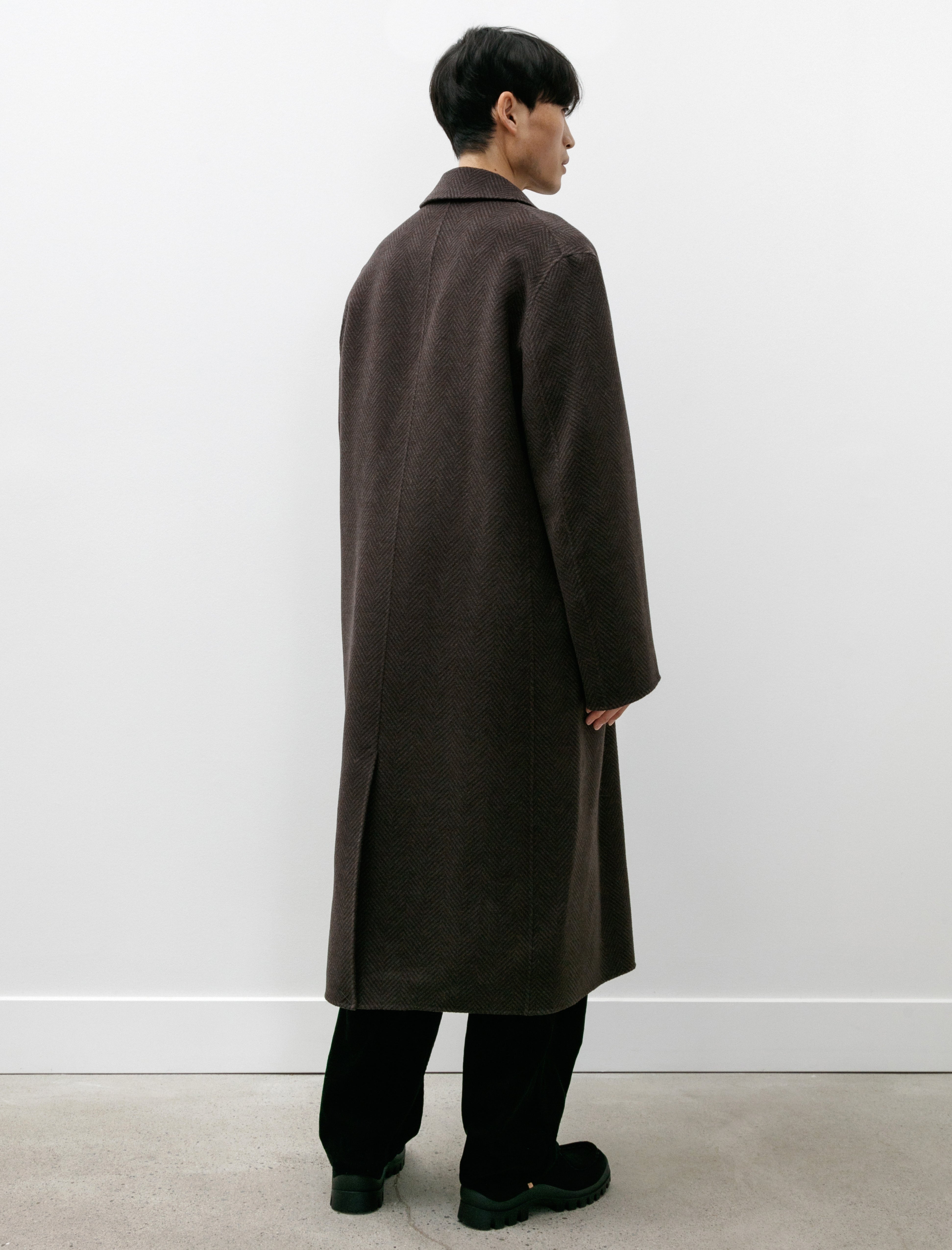 Acne Studios Double Breasted Wool Coat Anthracite Grey – Neighbour