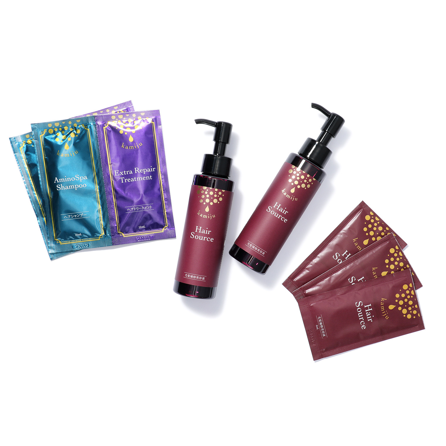 カミージュ 髪を補修して ハリ・コシ・ツヤ美髪へ ヘアソース 2本増量