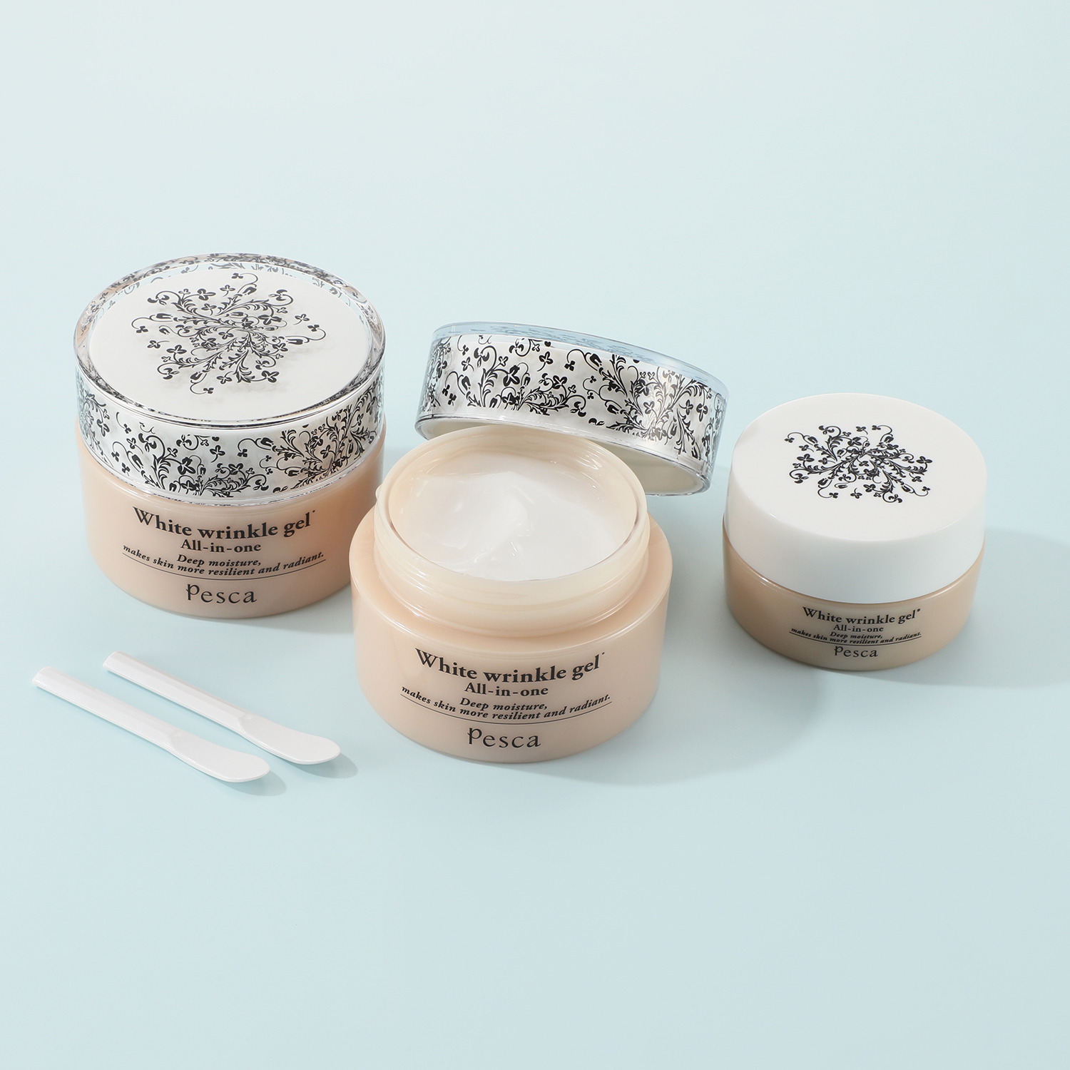 ペスカ シワ改善・美白ケア・ 肌あれ防止の3つの薬用＆1品8機能の