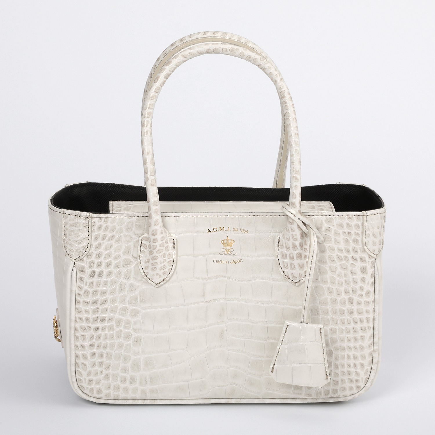 エーディーエムジェイ 牛革クロコダイル型押し ヒマラヤデザイン ザ