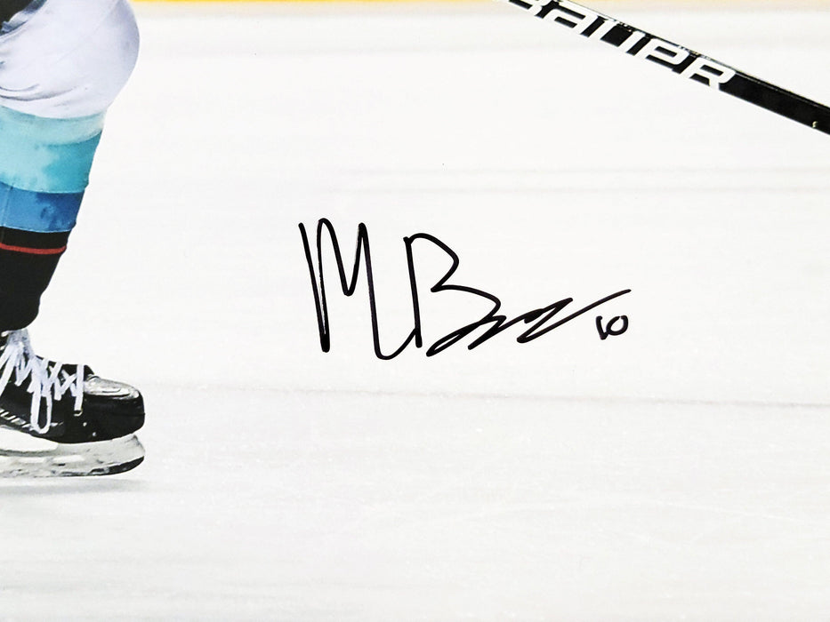 Matty Beniers Autographed 16x20 Photo Seattle Kraken Fanatics Holo