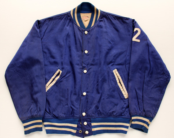 50s SKINNER フェルトパッチ付き レーヨン×コットン スタジャン 40