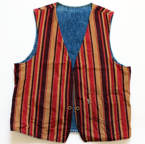 70s LEVI'Sリーバイス BIGE リバーシブル デニムベスト - Sixpacjoe