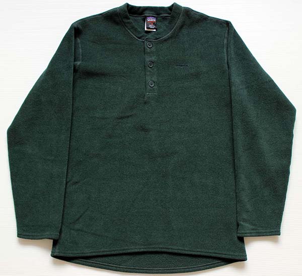 90s USA製 patagoniaパタゴニア CAPILENEキャプリーン ヘンリーネック