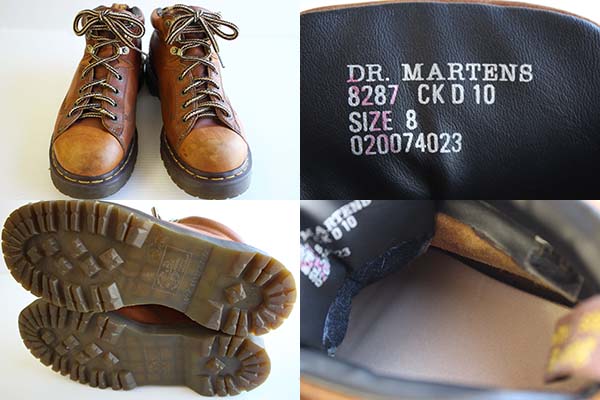 英国製 DR.MARTENSドクターマーチン モンキーブーツ 茶 UK8