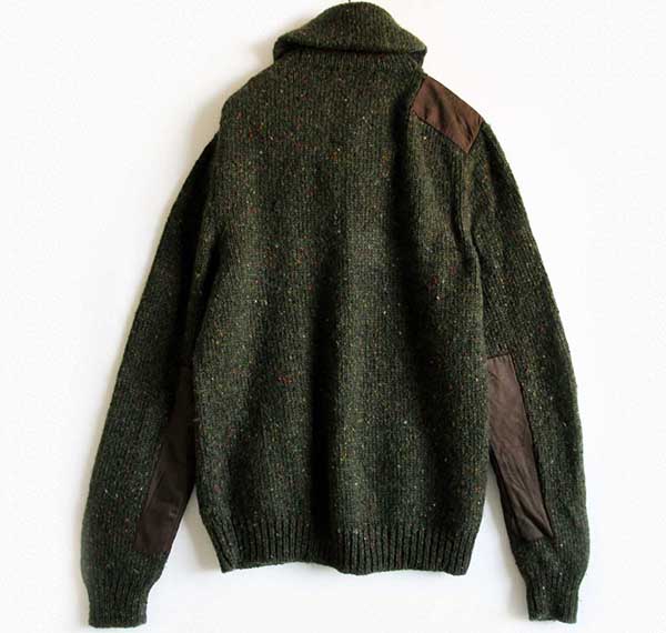 ポロ ラルフローレン ショールカラー ガンパッチ&エルボーパッチ付き