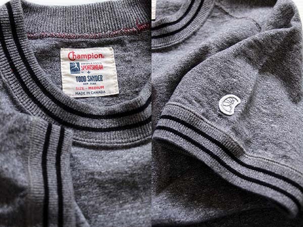 カナダ製 Championチャンピオン×TODD SNYDERトッドスナイダー ランタグ