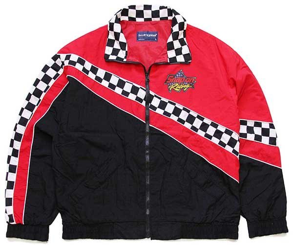 90s USA製 swingster Snap-on Racing スナップオン チェッカーフラッグ