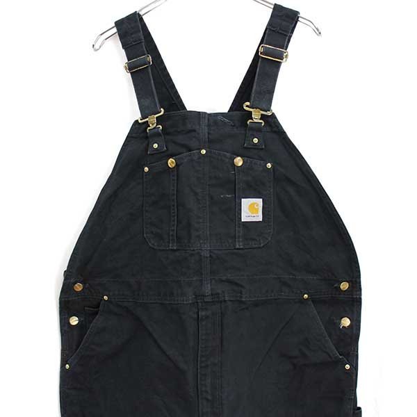 メキシコ製 carharttカーハート ダック地 ダブルニー オーバーオール