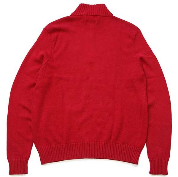 ポロ ラルフローレン ワンポイント ハイネック ハーフジップ コットン