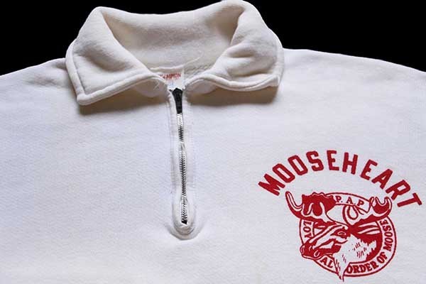 60s CHAMPIONチャンピオン ランタグ MOOSEHEART フロッキープリント 襟